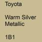 Preview: Toyota, Warm Silver Metallic, 1B1.